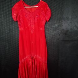 Size Small Red Color Dress Used Only Once