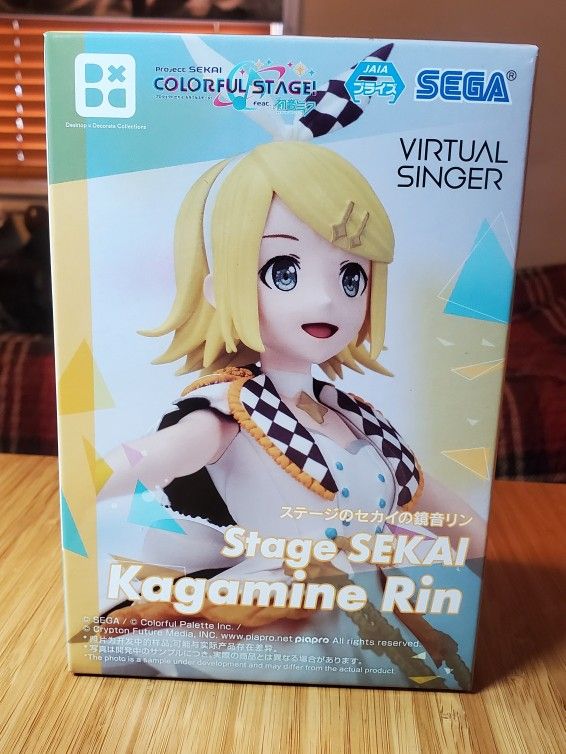 Kagamine Rin Virtual Singer Desktop X Decorate Anime Figure New