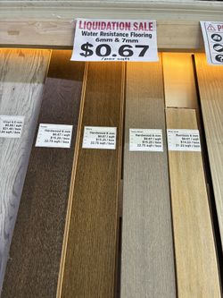 8.3mm, 12mm, 10 mm, 6-6.5mm Waterproof Laminate Flooring - Multiple Colors!!