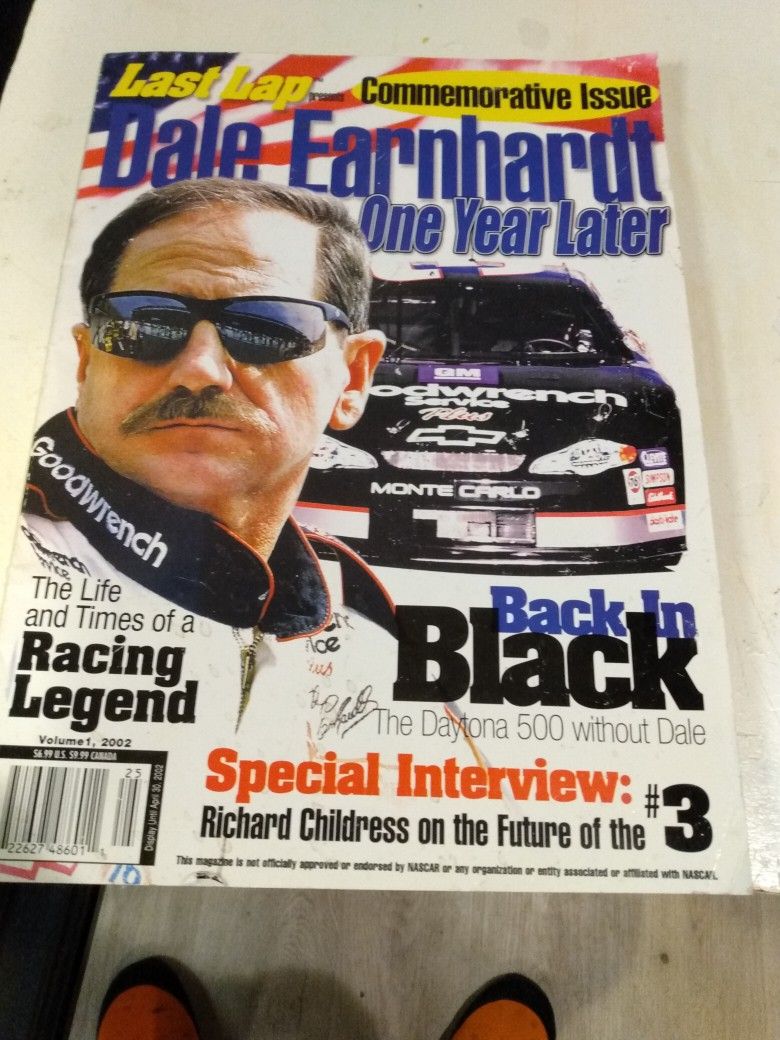 Vintage Collectible Earnhardt Magazine
