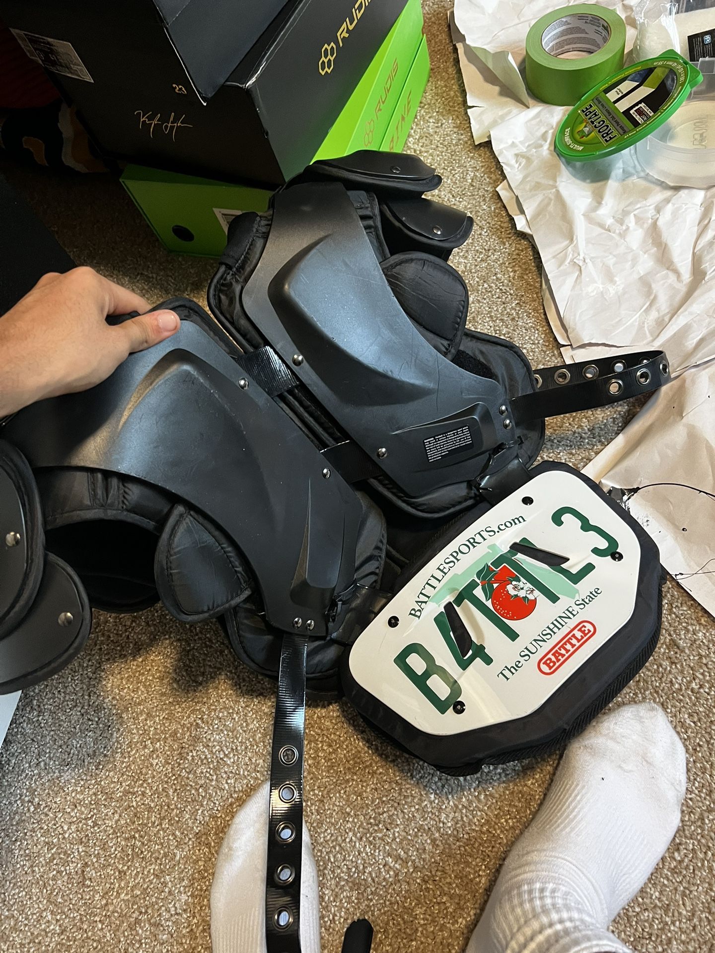 Xenith Velocity 2 Size Medium With Back Plate