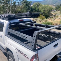 MAX Modular ALUMAX 14" High Aluminum Bed Rack, Fits All Trucks SQ