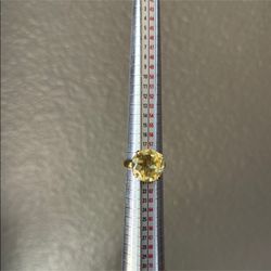 Ring With Yellow Stone