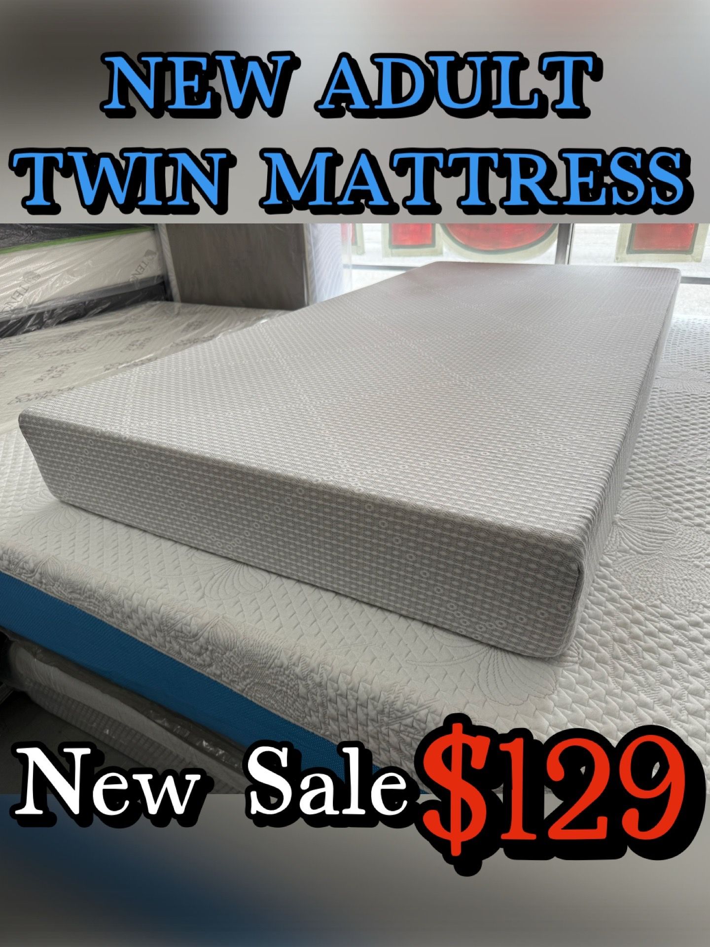 NEW ADULT TWIN MATTRESS