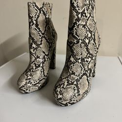 Aldo Snake Print Boots 