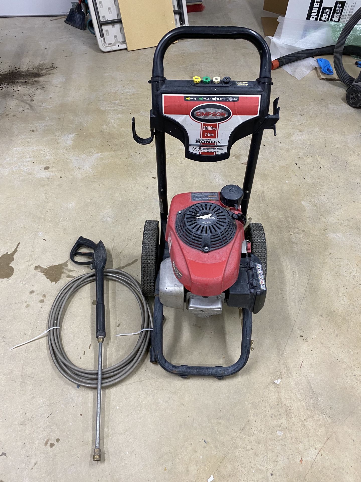 Simpson pressure washer