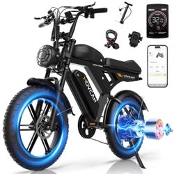Movcan V30 Max Dual Battery Electric Bike 1500w motor 32MPH