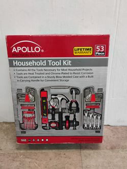 Apollo Precision Tools 53-piece household tool kit