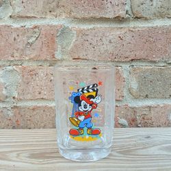 Vintage McDonald's Mickey Mouse Disney Character Disney Studios Glass 