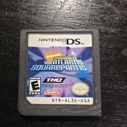 Spongebob's Atlantis Squarepantis Nintendo Ds Game