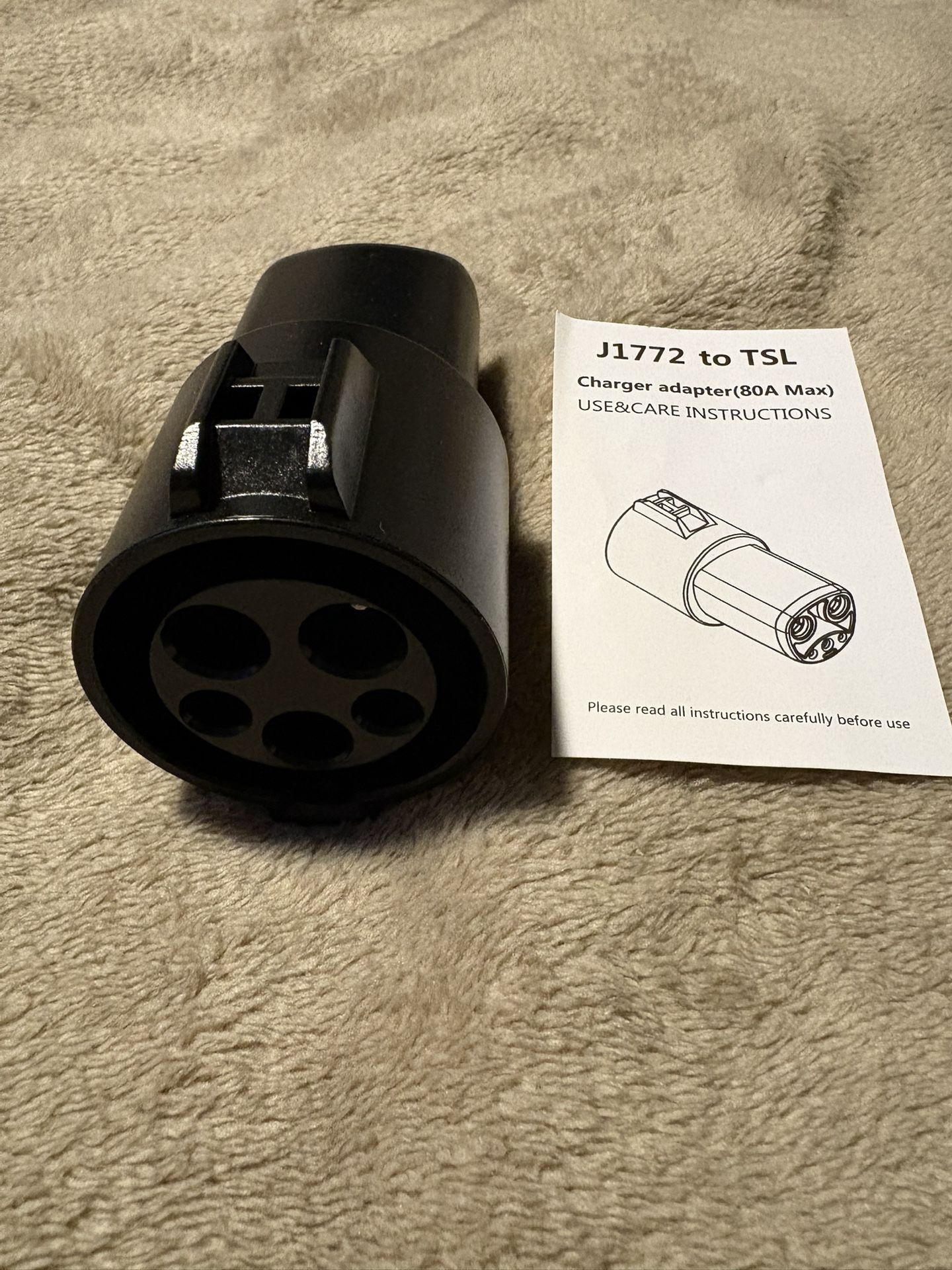 Tesla charging adapter