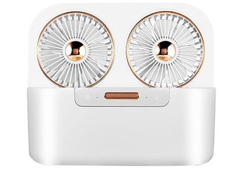 Dual Fan Desktop Misting Humidifier