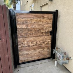 Metal And Wood Gate