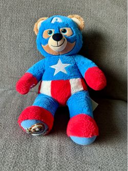 Build-A-Bear Disney Marvel Captain America Plush Bear