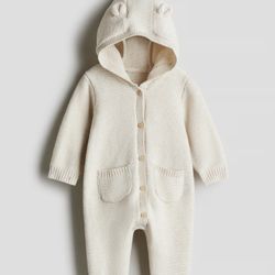 H&M Cotton Knit Jumpsuit 