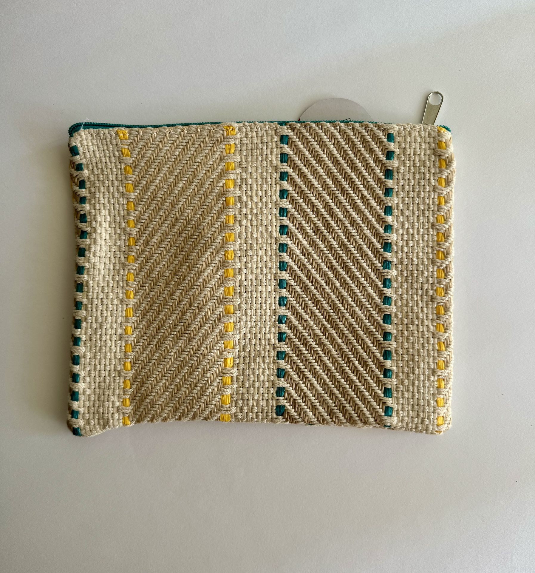 Tan Zippered Pouch