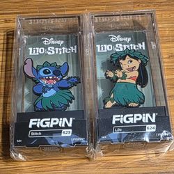 Disney Figpins Set - Lilo & Stitch 