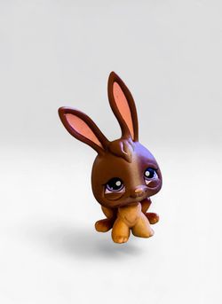 LPS Hasbro Littlest Pet Shop Bunny Rabbit #434 Brown 2006 Figure Toy