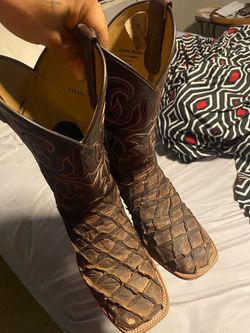 Genuine leather boots and belts