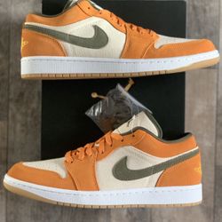 Jordan 1 Low SE Light Curry Mens Size 9