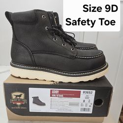 Red Wings Irish Setter Safety Toe Work Boots Size 9
