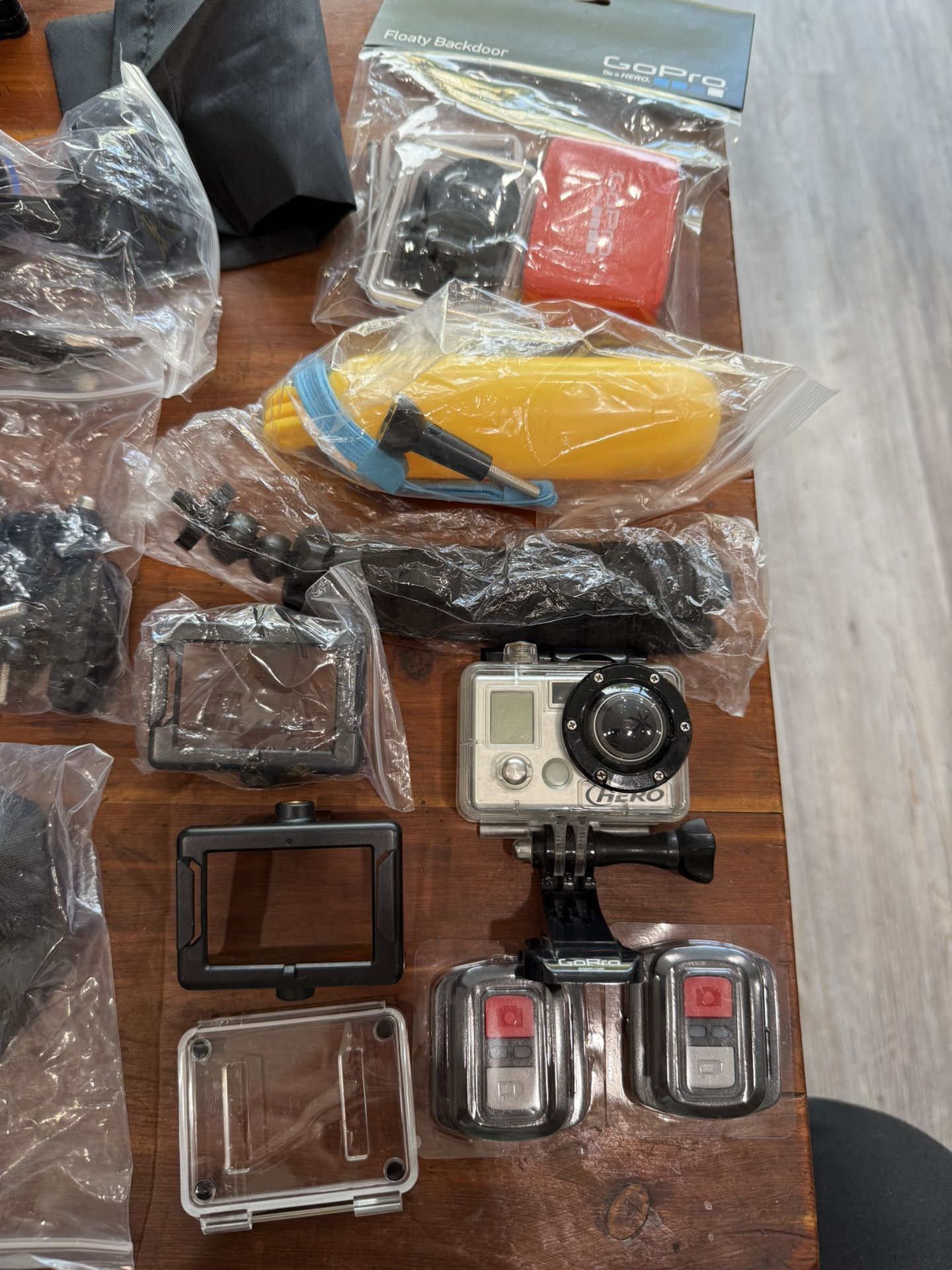 GoPro Camera With Lots Of Accessories
