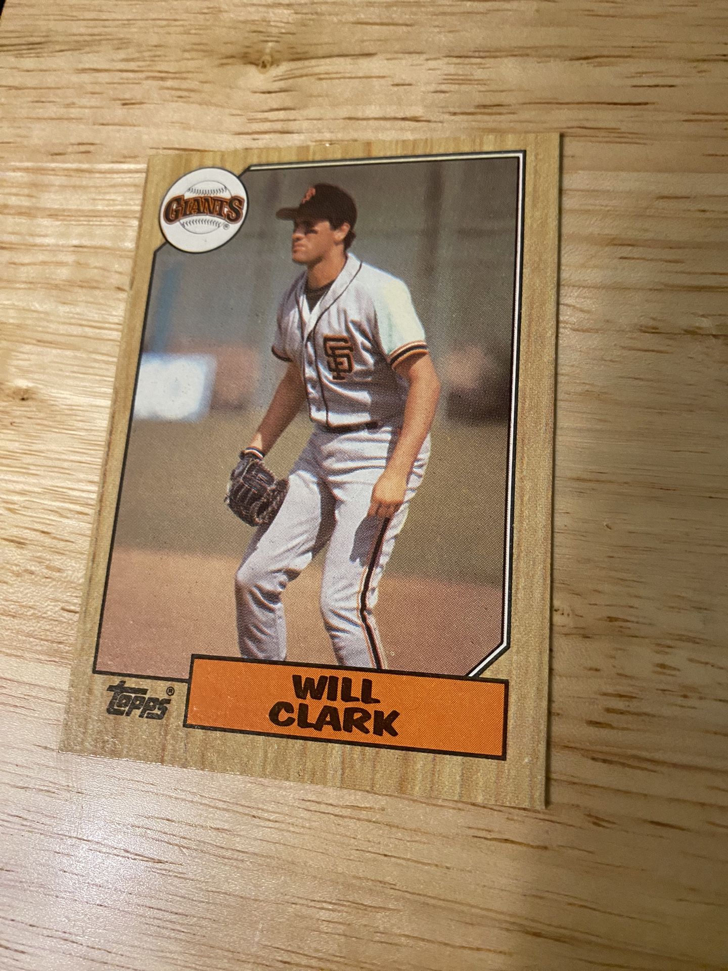 SF Giant’s Will Clark Card Offers $$$