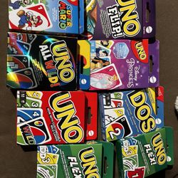 UNO & DOS Card Games – Brand New – Pick Your Favorites!