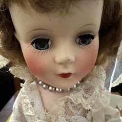 Antique Doll Beautiful With Original Clothing 