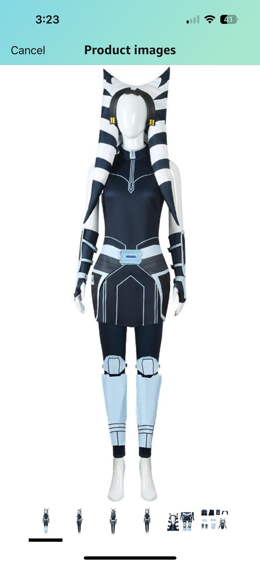 Ahsoka Tano Girls Costume