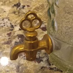 Vintage Glass Drink Dispenser