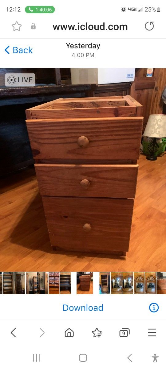 Filing Cabinet All Wood