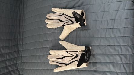 Nike Football Receiver Gloves White Black