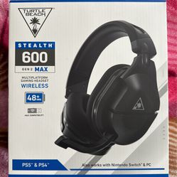 Wireless Turtle Beach Stealth 600 Gen 2 Max For PS4 & PS5 