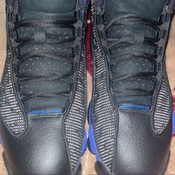 Nike Air Jordan 13 Retro Hyper Royal Black Shoe Men's Size 8