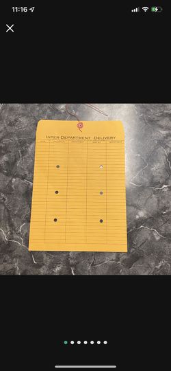 Interdepartment Envelopes