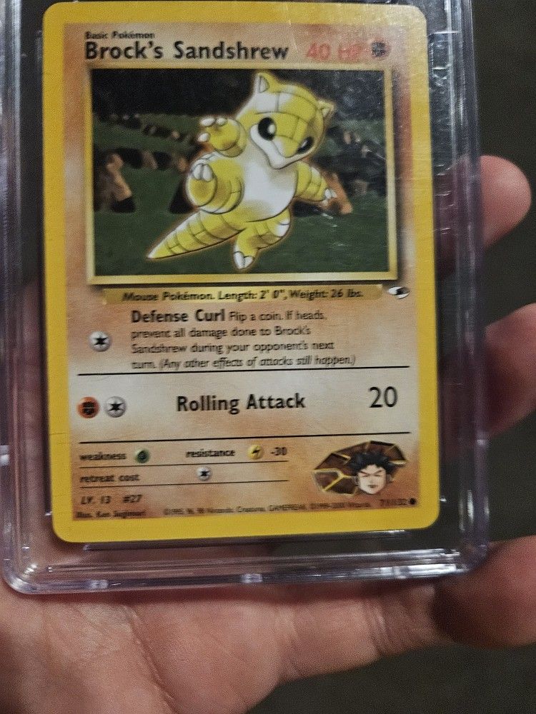 Brock S Sandshrew Pokemon