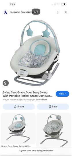 Graco Duet Sway Swing With Portable Rocker