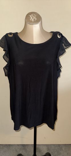 Women’s Nine West Black Blouse/ Top/ Shirt ( size XL)