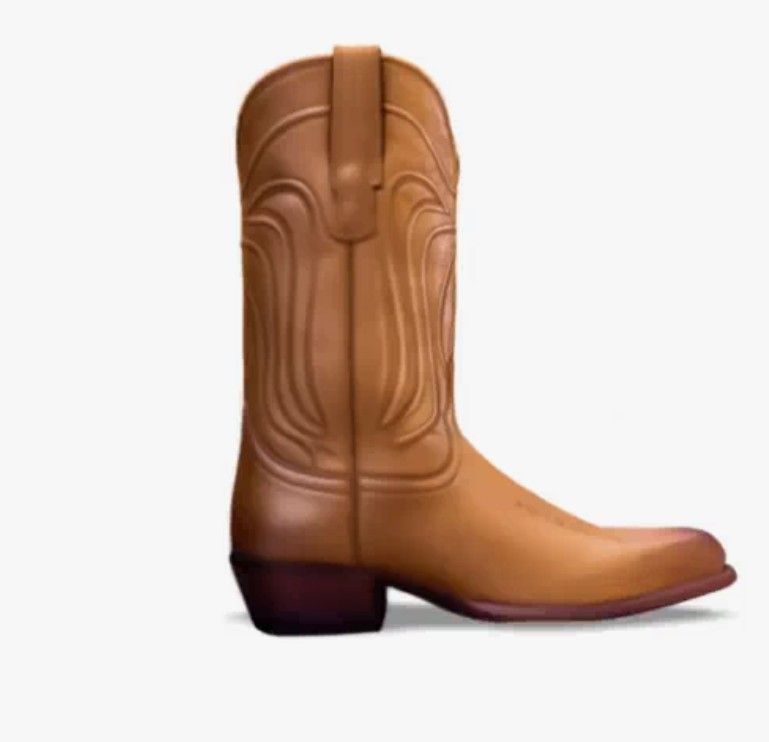 Tecovas Mens Cartwright Round Toe Cowhide Cowboy Boots