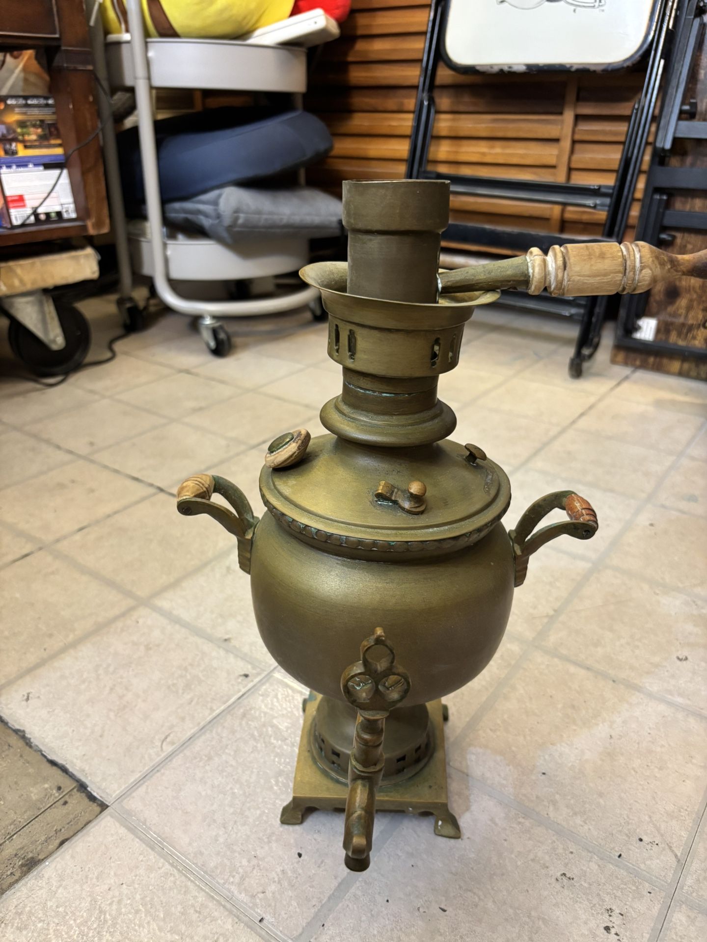 Antique Russian Batashev Samovar from 1888
