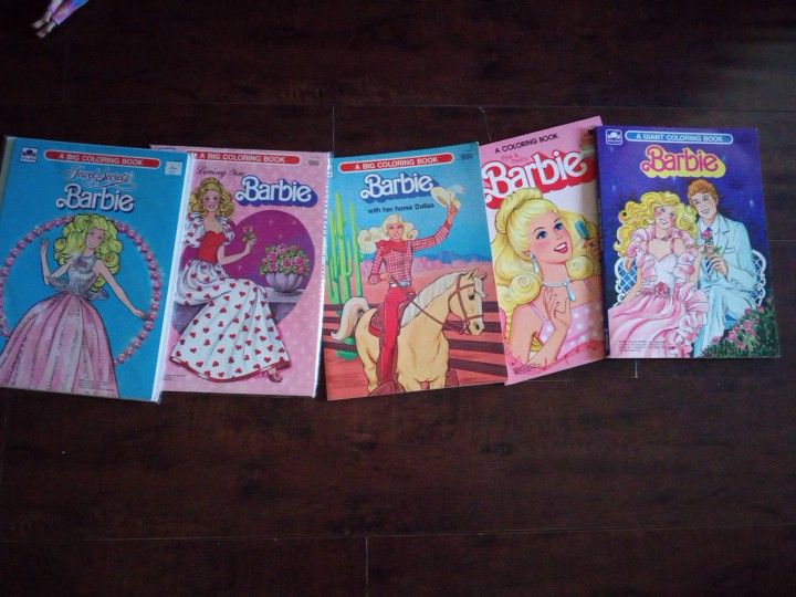 Vintage Barbie Original Coloring Books!Not Scribbled On! Set