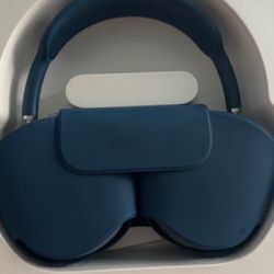 Sky Blue Apple Headphones Pro max 