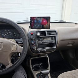 1999 Honda Civic LX  Green Color