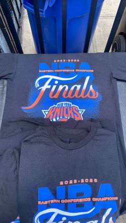 Knicks Eastern Conference champion T shirts and Bikes