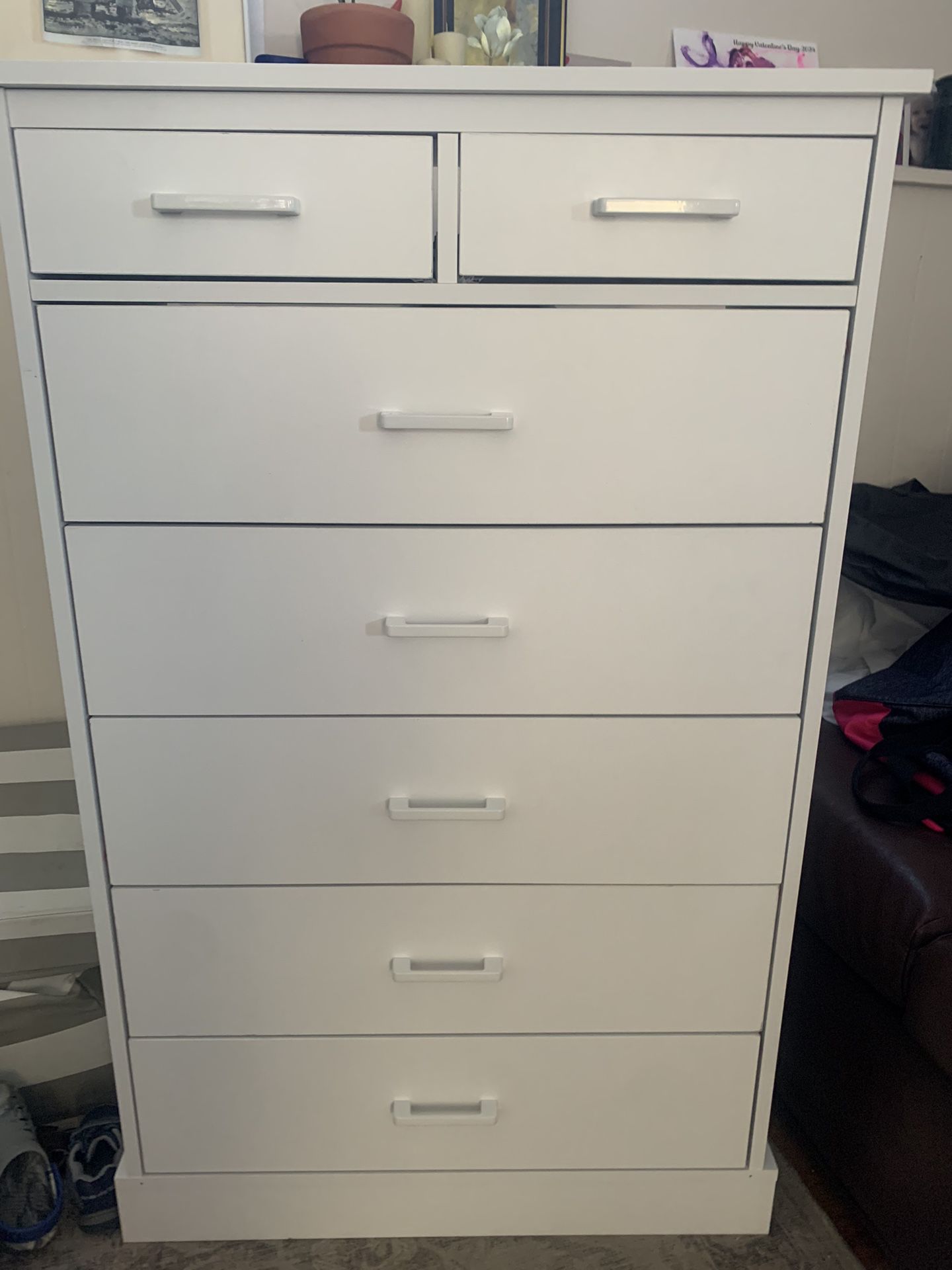 Large White Dresser- New 