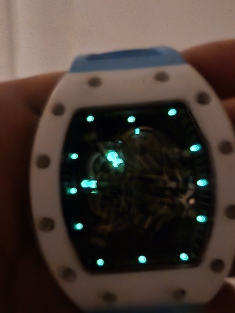 RM055 White Ceramic Case Bubba Watson Watch