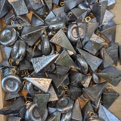 Lead Fishing Sinkers Pyramids And Discs!