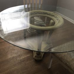 Rare Antique Glass Table