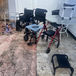 Muletas, Silla De Ruedas Y Caminador Para Impedia...